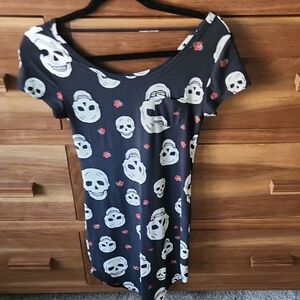 No Boundaries Skull and Rose Dress